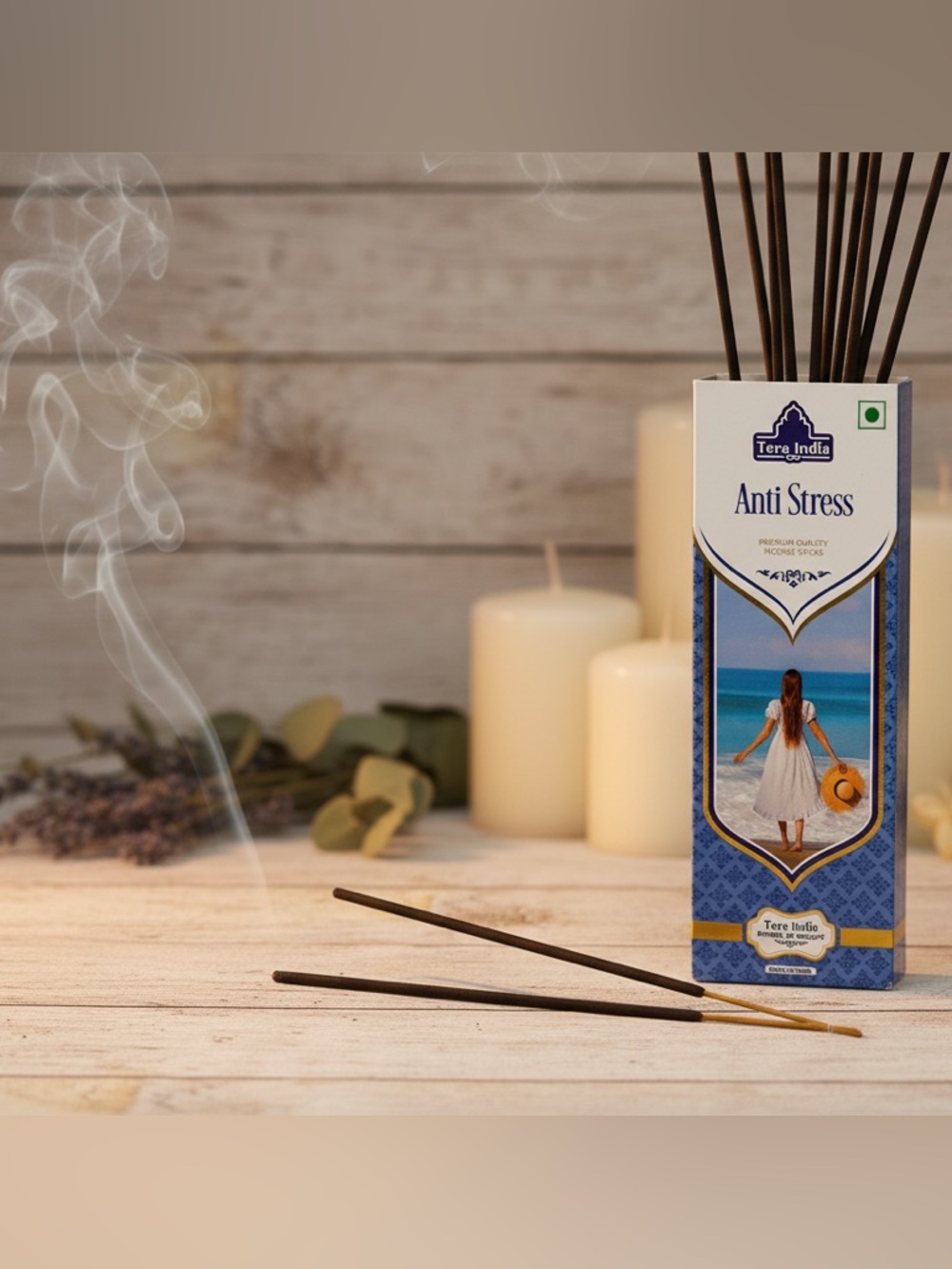 Tera India Anti Stress Incense Sticks 6 pack Bin A